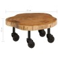 vidaXL Mesa de centro de madera de acacia maciza 60x55x25 cm vidaXL Mesa de centro de madera de acacia maciza 60x55x25 cm