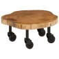 vidaXL Mesa de centro de madera de acacia maciza 60x55x25 cm vidaXL Mesa de centro de madera de acacia maciza 60x55x25 cm