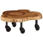 vidaXL Mesa de centro de madera de acacia maciza 60x55x25 cm vidaXL Mesa de centro de madera de acacia maciza 60x55x25 cm