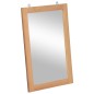 vidaXL Espejo de pared madera de teca maciza 50x70 cm vidaXL Espejo de pared madera de teca maciza 50x70 cm