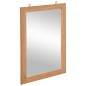 vidaXL Espejo de pared madera de teca maciza 50x70 cm vidaXL Espejo de pared madera de teca maciza 50x70 cm