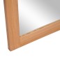 vidaXL Espejo de pared madera de teca maciza 50x70 cm vidaXL Espejo de pared madera de teca maciza 50x70 cm