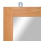 vidaXL Espejo de pared madera de teca maciza 50x70 cm vidaXL Espejo de pared madera de teca maciza 50x70 cm
