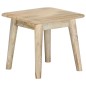 vidaXL Mesa de centro de madera maciza de mango 45x45x40 cm vidaXL Mesa de centro de madera maciza de mango 45x45x40 cm