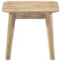 vidaXL Mesa de centro de madera maciza de mango 45x45x40 cm vidaXL Mesa de centro de madera maciza de mango 45x45x40 cm