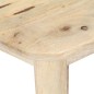 vidaXL Mesa de centro de madera maciza de mango 45x45x40 cm vidaXL Mesa de centro de madera maciza de mango 45x45x40 cm