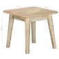 vidaXL Mesa de centro de madera maciza de mango 45x45x40 cm vidaXL Mesa de centro de madera maciza de mango 45x45x40 cm