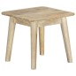 vidaXL Mesa de centro de madera maciza de mango 45x45x40 cm vidaXL Mesa de centro de madera maciza de mango 45x45x40 cm