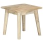 vidaXL Mesa de centro de madera maciza de mango 45x45x40 cm vidaXL Mesa de centro de madera maciza de mango 45x45x40 cm