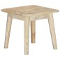 vidaXL Mesa de centro de madera maciza de mango 45x45x40 cm vidaXL Mesa de centro de madera maciza de mango 45x45x40 cm
