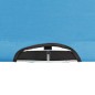 vidaXL Tumbona plegable para 2 personas acero azul