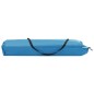 vidaXL Tumbona plegable para 2 personas acero azul