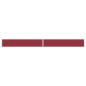 vidaXL Toldo lateral retráctil para patio rojo 170x1200 cm