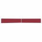 vidaXL Toldo lateral retráctil para patio rojo 170x1200 cm