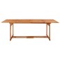 vidaXL Mesa de comedor jardín 220x90x75 cm madera maciza de acacia vidaXL Mesa de comedor jardín 220x90x75 cm madera maciza de acacia