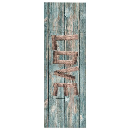 vidaXL Alfombra de cocina lavable Love 60x300 cm