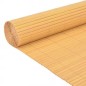 vidaXL Valla de jardín de doble cara amarilla 90x400 cm vidaXL Valla de jardín de doble cara amarilla 90x400 cm