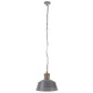vidaXL Lámpara colgante industrial 32 cm gris E27