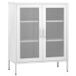 vidaXL Armario almacenamiento acero blanco 80x35x101,5 cm vidaXL Armario almacenamiento acero blanco 80x35x101,5 cm