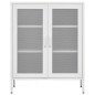 vidaXL Armario almacenamiento acero blanco 80x35x101,5 cm vidaXL Armario almacenamiento acero blanco 80x35x101,5 cm