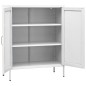 vidaXL Armario almacenamiento acero blanco 80x35x101,5 cm vidaXL Armario almacenamiento acero blanco 80x35x101,5 cm