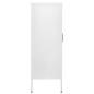 vidaXL Armario almacenamiento acero blanco 80x35x101,5 cm vidaXL Armario almacenamiento acero blanco 80x35x101,5 cm