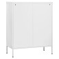 vidaXL Armario almacenamiento acero blanco 80x35x101,5 cm vidaXL Armario almacenamiento acero blanco 80x35x101,5 cm