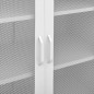 vidaXL Armario almacenamiento acero blanco 80x35x101,5 cm vidaXL Armario almacenamiento acero blanco 80x35x101,5 cm