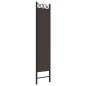 vidaXL Biombo divisor de 4 paneles de tela marrón 160x200 cm vidaXL Biombo divisor de 4 paneles de tela marrón 160x200 cm