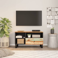 vidaXL Mueble de TV madera reciclada y madera de ingeniería 80x33x46cm