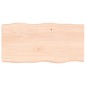 vidaXL Tablero de mesa madera maciza borde natural 80x40x(2-6) cm vidaXL Tablero de mesa madera maciza borde natural 80x40x(2-6) cm