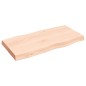 vidaXL Tablero de mesa madera maciza borde natural 80x40x(2-6) cm vidaXL Tablero de mesa madera maciza borde natural 80x40x(2-6) cm