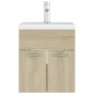 vidaXL Mueble con lavabo madera de ingeniería roble Sonoma vidaXL Mueble con lavabo madera de ingeniería roble Sonoma