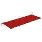 vidaXL Banco Batavia madera maciza de teca con cojín rojo 150 cm vidaXL Banco Batavia madera maciza de teca con cojín rojo 150 cm