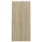 vidaXL Escritorio notebook contrachapado blanco y roble 102,5x35x75 cm vidaXL Escritorio notebook contrachapado blanco y roble 102,5x35x75 cm