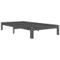 vidaXL Estructura de cama madera maciza de pino gris 100x200 cm vidaXL Estructura de cama madera maciza de pino gris 100x200 cm