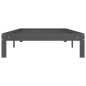vidaXL Estructura de cama madera maciza de pino gris 100x200 cm vidaXL Estructura de cama madera maciza de pino gris 100x200 cm