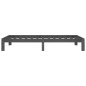vidaXL Estructura de cama madera maciza de pino gris 100x200 cm vidaXL Estructura de cama madera maciza de pino gris 100x200 cm