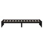 vidaXL Estructura de cama individual madera maciza negra 75x190 cm vidaXL Estructura de cama individual madera maciza negra 75x190 cm
