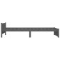 vidaXL Estructura de cama individual madera maciza gris 75x190 cm vidaXL Estructura de cama individual madera maciza gris 75x190 cm