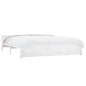 vidaXL Estructura de cama madera maciza blanco 200x200 cm