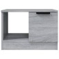 vidaXL Mesa de centro madera contrachapada gris Sonoma 50x50x36 cm