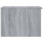 vidaXL Mesa de centro madera contrachapada gris Sonoma 50x50x36 cm