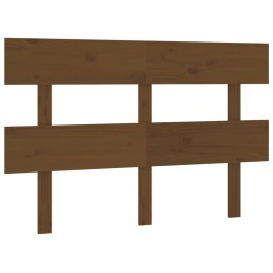 vidaXL Cabecero de cama madera maciza de pino marrón miel 144x3x81 cm