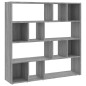 vidaXL Estantería/divisor de espacios gris Sonoma 105x24x102 cm