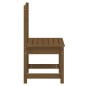 vidaXL Sillas jardín 2 uds madera de pino marrón miel 40,5x48x91,5 cm vidaXL Sillas jardín 2 uds madera de pino marrón miel 40,5x48x91,5 cm
