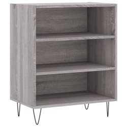 vidaXL Aparador madera de ingeniería gris Sonoma 57x35x70 cm