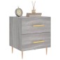 vidaXL Mesitas noche 2 uds madera ingeniería gris Sonoma 40x35x47,5 cm vidaXL Mesitas noche 2 uds madera ingeniería gris Sonoma 40x35x47,5 cm
