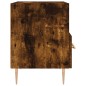 vidaXL Mesita noche 2 uds madera ingeniería roble ahumado 40x35x47,5cm vidaXL Mesita noche 2 uds madera ingeniería roble ahumado 40x35x47,5cm