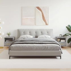 vidaXL Mesitas noche 2 uds madera ingeniería gris Sonoma 40x35x47,5 cm